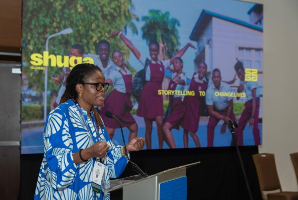Shuga global executive director Wame sharing during the Social and Behavior Change Communication (SBCC) Summit 2026 | Storytelling that changes lives | former MTV Staying Alive Foundation